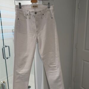 Madewell Women’s White Stovepipe Jeans Size 28